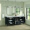 James Martin Vanities 72'' Double Vanity, Carbon Oak w/ 3 CM Carrara White Marble Top 485-V72-CBO-3CAR - alternate 5